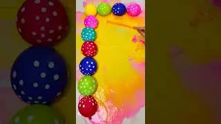 🌈🟢🟠Amazing Water Balloons Pop🔴🟡 #asmr#balloon#relaxing
