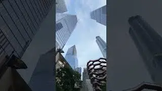 Hudson Yards with the Edge and the Vessel #travel #theedge #thevessel