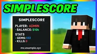 Minecraft Java - SimpleScore 📊 | So machst du dein eigenes Scoreboard #plugins #plugin #minecraft