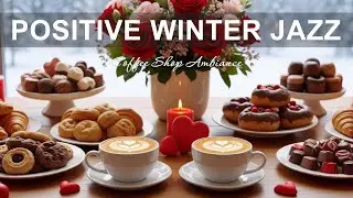 Positive Winter Jazz ☕ Coffee Shop Ambiance Istrumental for Holiday, Great Moods & Relaxing