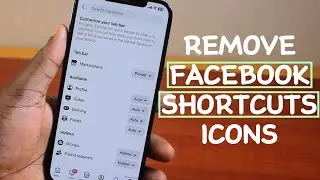 How to Remove Icons from Facebook App Shortcuts