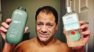 Mens&rsquo; Body Wash Challenge Method Men Juniper + Sage v CREMO Silver Water & Birch &mdash;average guy tested