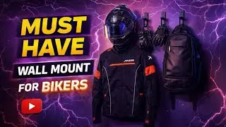 Every Biker Needs This Wall Mount 😍 | Helmet & Riding Gear Organize