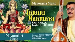 Navarathri Krithi | 5th Day | Janani Mamavame | Bhairavi | Sankaran Namboothiri