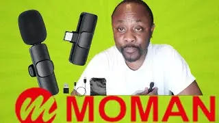 Testing out my new Moman wireless mini microphone.