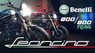Два воплощения итальянского характера: Benelli Leoncino 800 и 800 Trail.