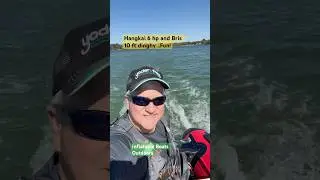 Inflatable Boats | Hangkai 6 hp motor and 10 ft Bris Boat #everythingoutdoors #inflatableboats #Bris