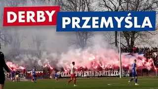 Derby Przemyśla 2025. Oprawa kibiców Polonii