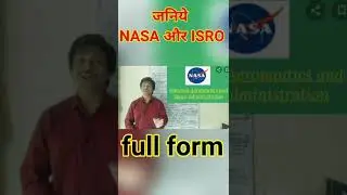 Full form of NASA and ISRO. #shorts #NASA #ISRO