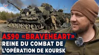 Artillerie britannique de KOURSK: comment le AS-90 de 155mm d&eacute;chire l&rsquo;ennemi