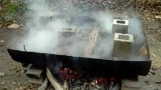 Boiling Bullrush for Bullrush Matts