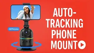 P03 Stabilizer 360&deg; Auto Smart Face Tracking AI Gimbal &ndash; Perfect Tripod for Vlogs & Live Streaming!