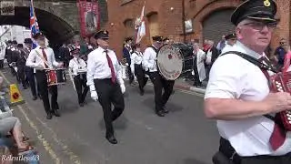 Crimson Star Accordion Band @ ABOD Relief Of Derry Parade ~ 10/08/24 (4K)