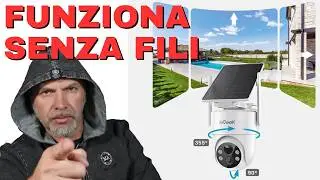 ieGeek S5 telecamera ptz con AI installata senza bucare il cappotto
