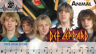 Def Leppard - Animal (Drum Score)