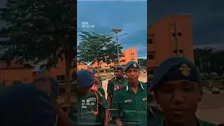 The first year cadets of the NDA #nigeria