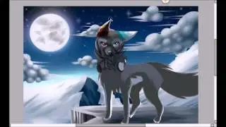 Wolf Speedpaint - Glacier - Made in 2015 by 15 year old me - Keeping up for memories sake -