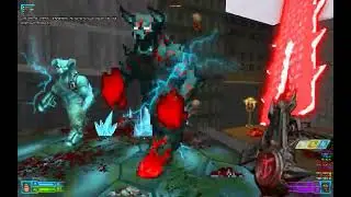 Doom 2 Project Brutality Earthless  Map E1M4 - Rendering