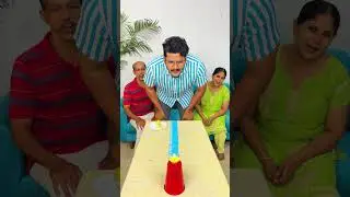 Blow The Lucky Candle Challenge 🤣 Watch Till End #shorts #short