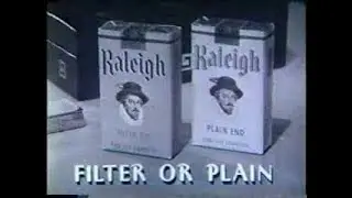 Raleigh Cigarettes Compilation - 1950's Commercials