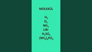 MOLEK&Uuml;L NEDİR?