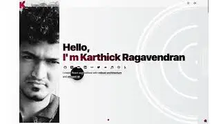 iamkarthick.com | Karthick Ragavendran | Portfolio website | React developer.