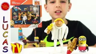 Despicable Me 3 Mega Construx Dru's Lair Set Mega Bloks unboxing building toy - similar to Lego