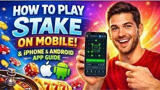How to Play Stake in Mobile 📲 iPhone & Android App Guide