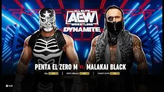 AEW Fight Forever - Penta vs. Malakai Black (PS4)