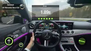 Разгон Mercedes e350 w213 0-100/0-200