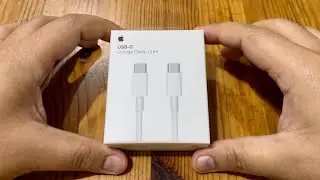 Apple USB-C Charge cable (2m) Unboxing