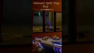 Split Map Bug | #valorant #valorantbugs #shorts #gamingshorts