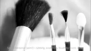 Asmr sound: rubbing - scratching - brushing microphone + ears