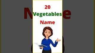 20🥦Vegetables🍆🍅Name(सब्जियों के नाम)#kidslearning #vegetables