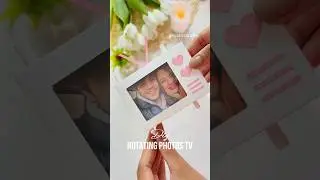 DIY Rotating Photos TV#crafts #diy#handmade #papercrafting #papercrafts #giftideas #art #gift