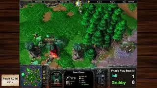 Grubby (O) vs. Infi (H) on Turtle Rock - Fnatic Play Beat it! - Upper Bracket Quarterfinal