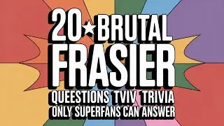 Ultimate Hard Frasier TV Quiz: 20 Fiendish Questions