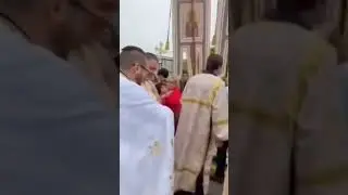 Dog needs more holy water #shorts  #cutdog