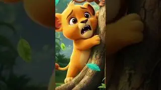 Baby Lion Aur Monkey Ki Hindi Cartoon Story | 3D Animated Kids Moral Story