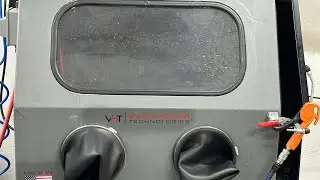 Vapor blasting dirt bike parts kawasaki kx 125 #vaporblasting #clean  #mx