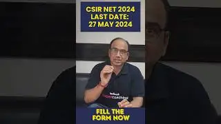 CSIR NET 2024 Application Date Extended | CSIR NET Date Extended | Dr Ashish Gupta #csirnet #shorts