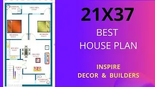21X37 Building Plan II 777 Sq Ft House Plan II North Facing Home Map II 21X37  Makaan Ka Naksha