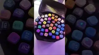 Unboxing of dual tip markers #cover #music #mashup #remix #song #art