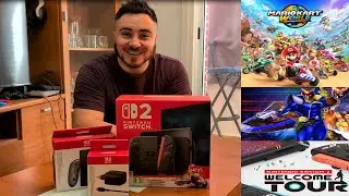 UNBOXING SWITCH 2 Y ACCESORIOS- Probamos Mario kart world, game cube y el tour.