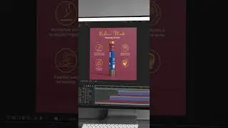 Motion Graphics & 3D Infographics Ad #blender #motion #motiongraphics  #productdesign #Shorts