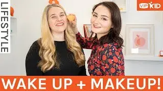 The 3 Minute Makeup Look EVERY Teacher Needs! WAKEUP + MAKEUP w/ Rika and Stephanie!