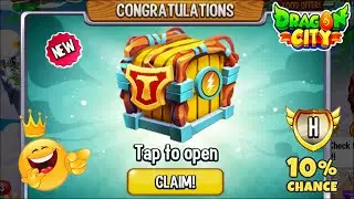 Dragon City - Unlocked x1 Legendary Electric Chest for Free 2024 😍