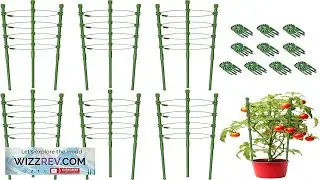 Legigo 6 Packs 36inch Plant Support Cages with 3 Adjustable Support Rings Review