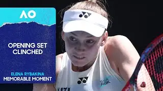Rybakina Takes the Opening Set Against Swiatek | Australian Open 2026