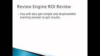 Review Engine ROI Review - Review Engine ROI Bonus